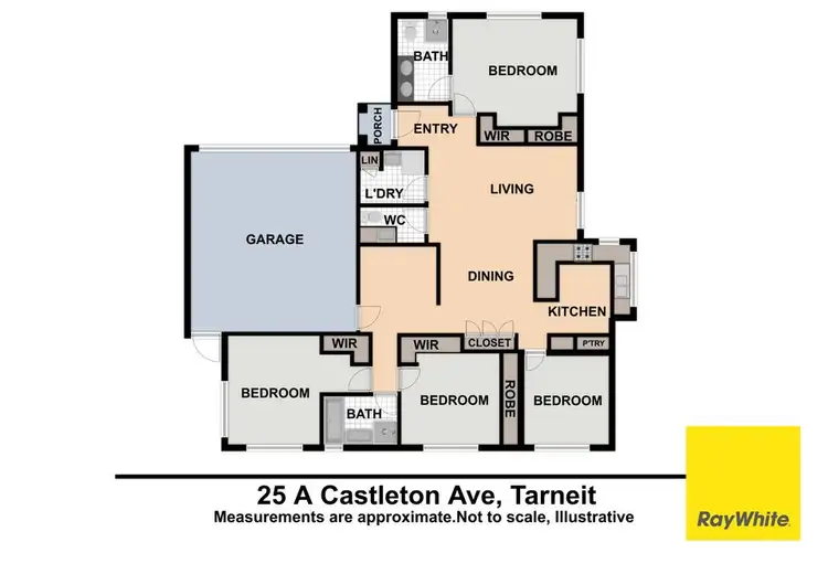 Floorplan of Homely house listing, 25A Castleton Avenue, Tarneit VIC 3029