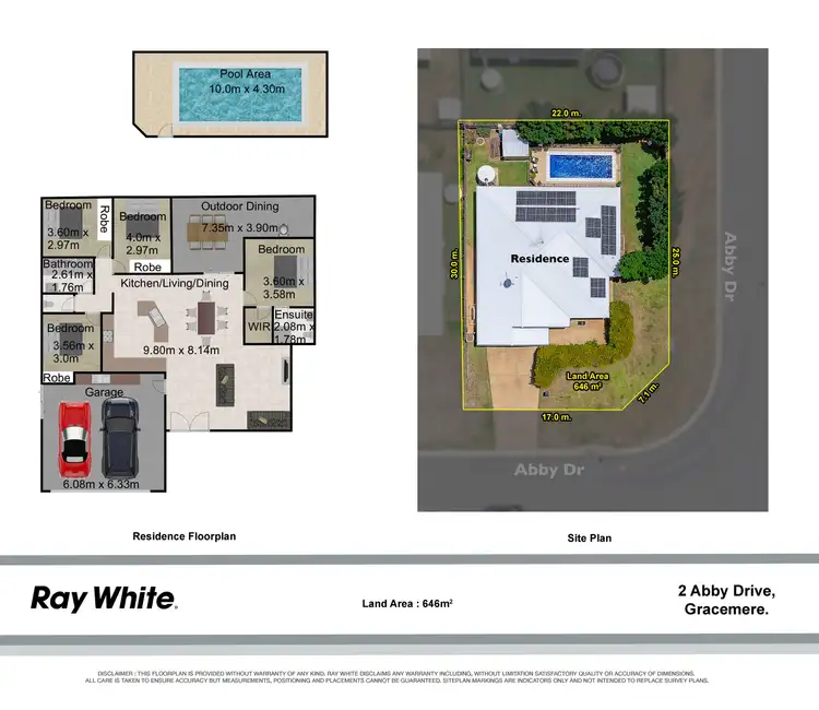 Floorplan of Homely house listing, 2 Abby Drive, Gracemere QLD 4702