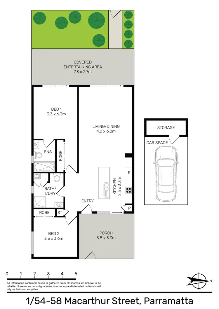 Floorplan of Homely unit listing, 1/54-58 Macarthur Street, Parramatta NSW 2150