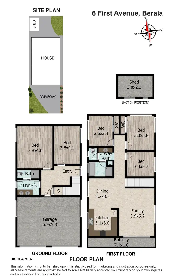 Floorplan of Homely house listing, 6 First Avenue, Berala NSW 2141