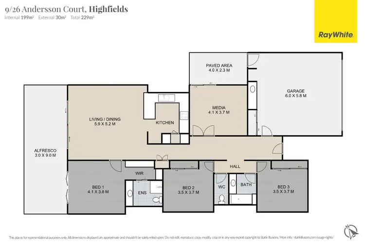 Floorplan of Homely unit listing, 9/26 Andersson Court, Highfields QLD 4352