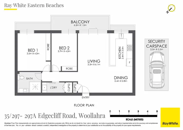Floorplan of Homely apartment listing, 35/297-297A Edgecliff Road, Woollahra NSW 2025