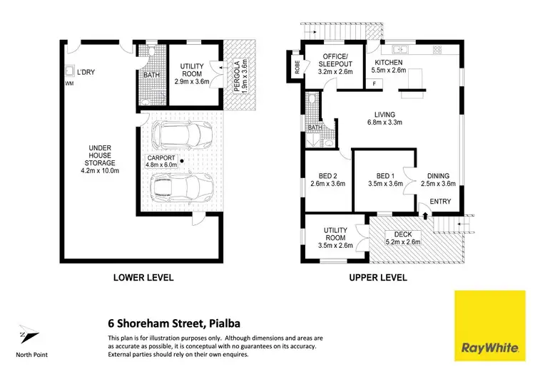Floorplan of Homely house listing, 6 Shoreham Street, Pialba QLD 4655