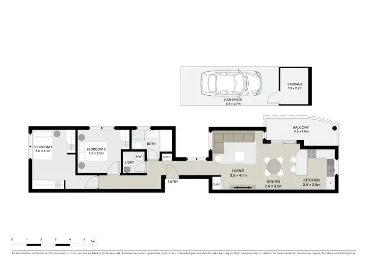 Floorplan of Homely apartment listing, 5/48 Portland Crescent, Maroubra NSW 2035