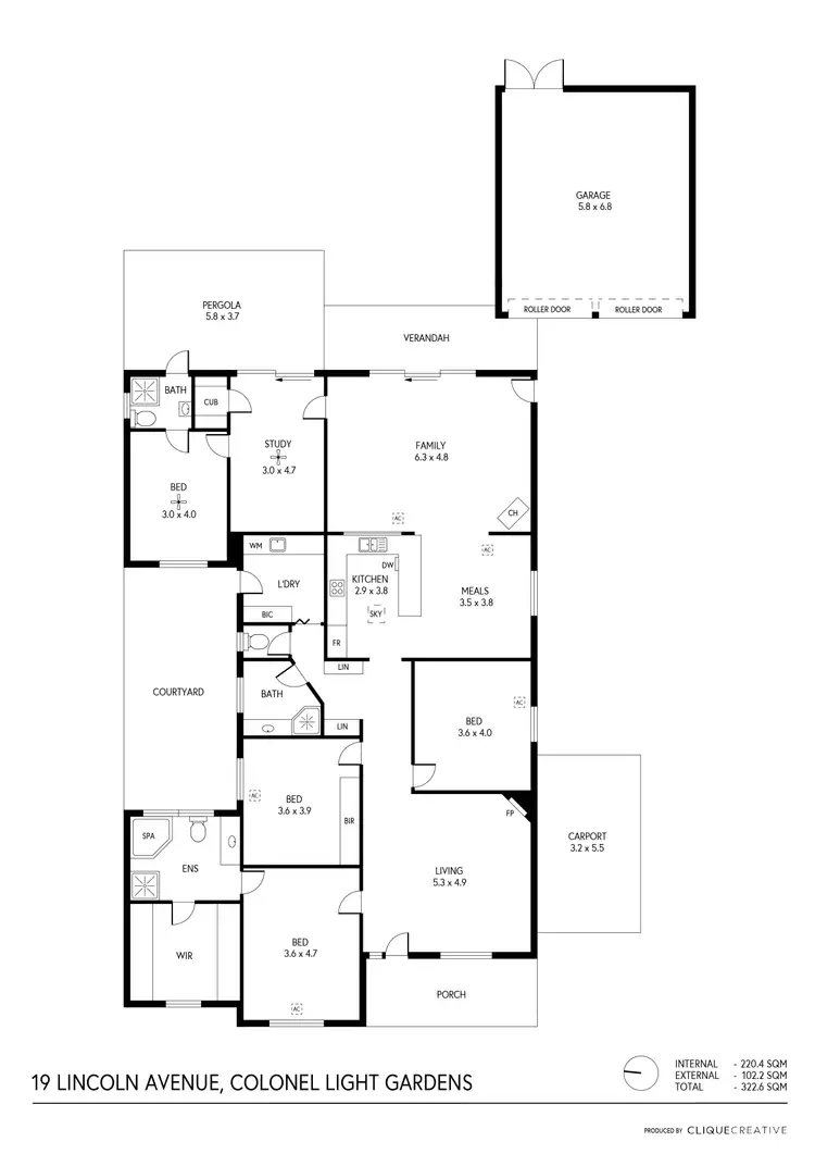 Floorplan of Homely house listing, 19 Lincoln Avenue, Colonel Light Gardens SA 5041