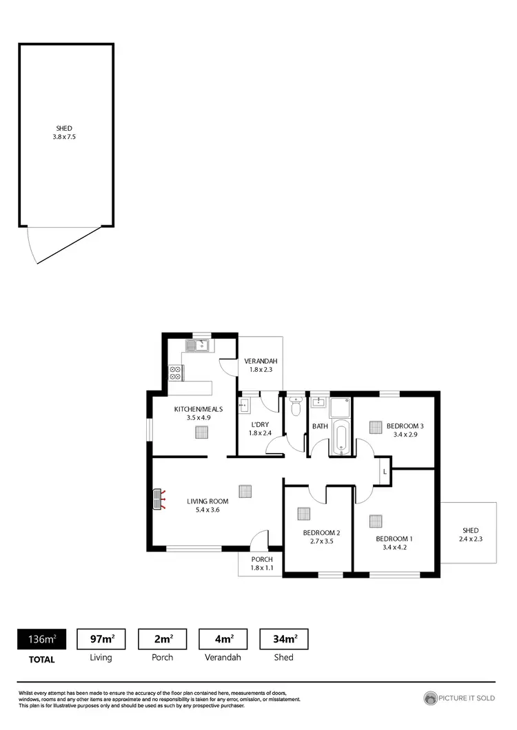 Floorplan of Homely house listing, 23 Luprena Avenue, Ingle Farm SA 5098
