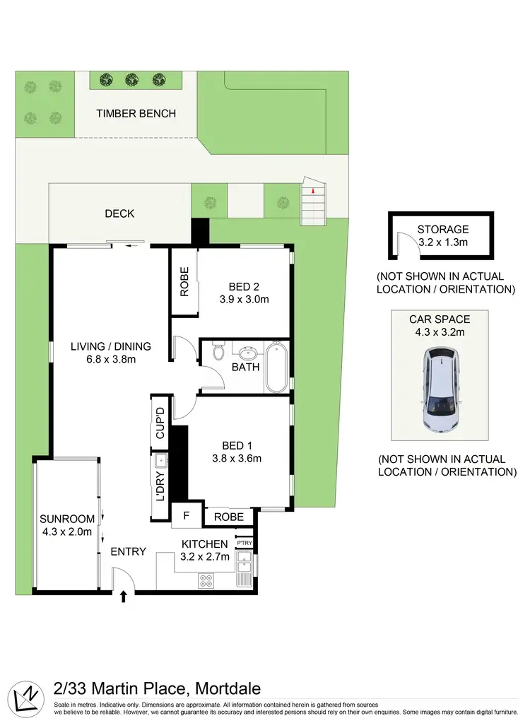 Floorplan of Homely apartment listing, 2/33 Martin Place, Mortdale NSW 2223
