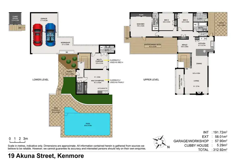 Floorplan of Homely house listing, 19 Akuna Street, Kenmore QLD 4069