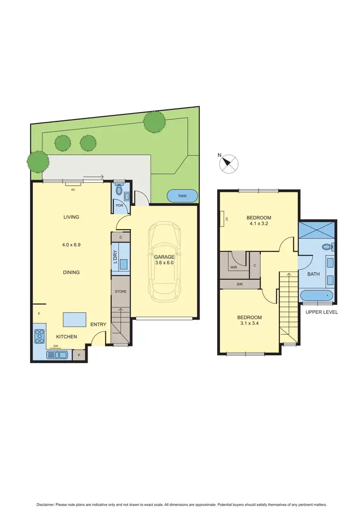 Floorplan of Homely townhouse listing, 2/2 Undera Court, Fawkner VIC 3060