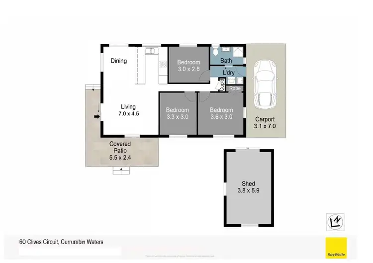 Floorplan of Homely house listing, 60 Clives Circuit, Currumbin Waters QLD 4223