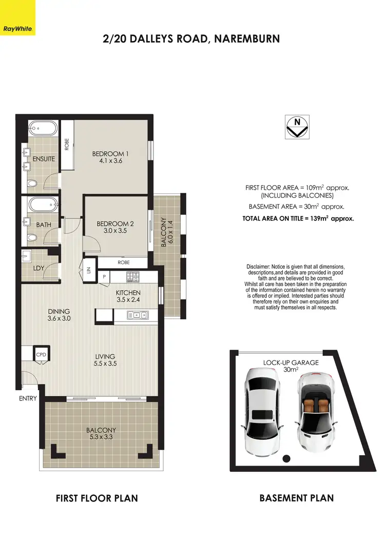 Floorplan of Homely apartment listing, 2/20 Dalleys Road, Naremburn NSW 2065