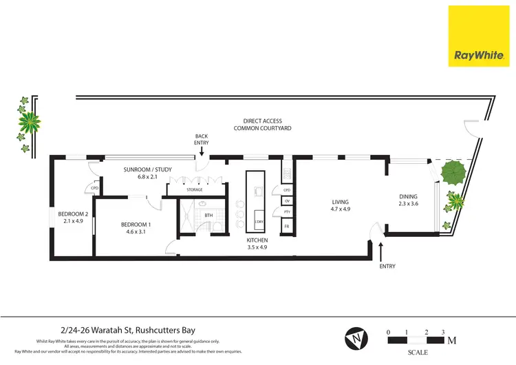 Floorplan of Homely apartment listing, 2/24-26 Waratah Street, Rushcutters Bay NSW 2011