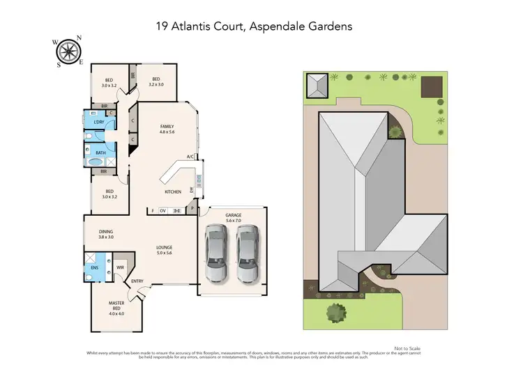 Floorplan of Homely house listing, 19 Atlantis Court, Aspendale Gardens VIC 3195