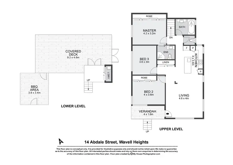 Floorplan of Homely house listing, 14 Abdale Street, Wavell Heights QLD 4012