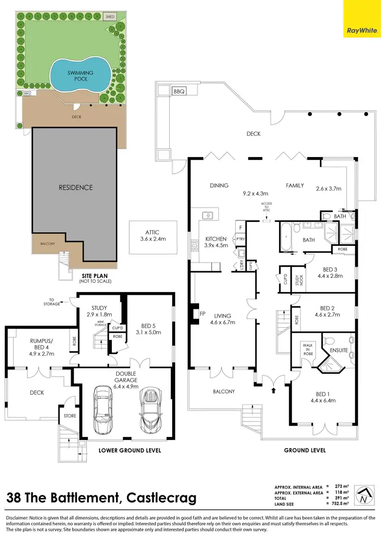 Floorplan of Homely house listing, 38 The Battlement, Castlecrag NSW 2068
