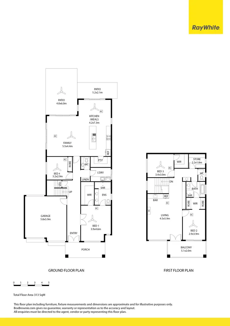 Floorplan of Homely house listing, 12A Canberra Street, Henley Beach South SA 5022