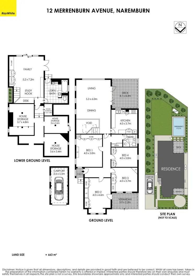 Floorplan of Homely house listing, 12 Merrenburn Avenue, Naremburn NSW 2065