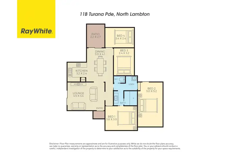 Floorplan of Homely house listing, 11B Turana Parade, North Lambton NSW 2299