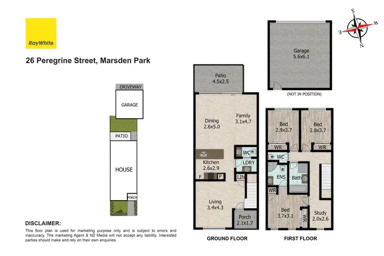 Floorplan of Homely house listing, 26 Peregrine Street, Marsden Park NSW 2765