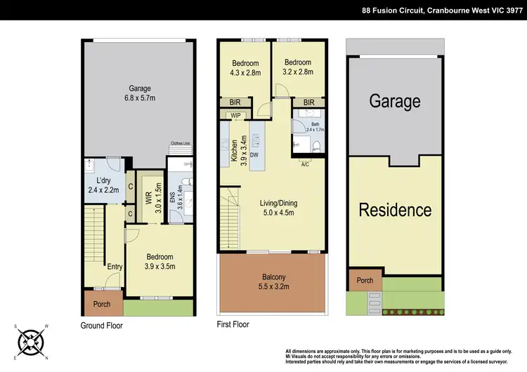 Floorplan of Homely house listing, 88 Fusion Circuit, Cranbourne West VIC 3977