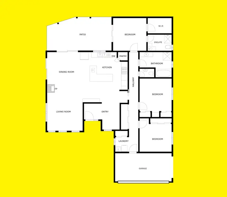 Floorplan of Homely house listing, 5 Spitfire Court, Mildura VIC 3500