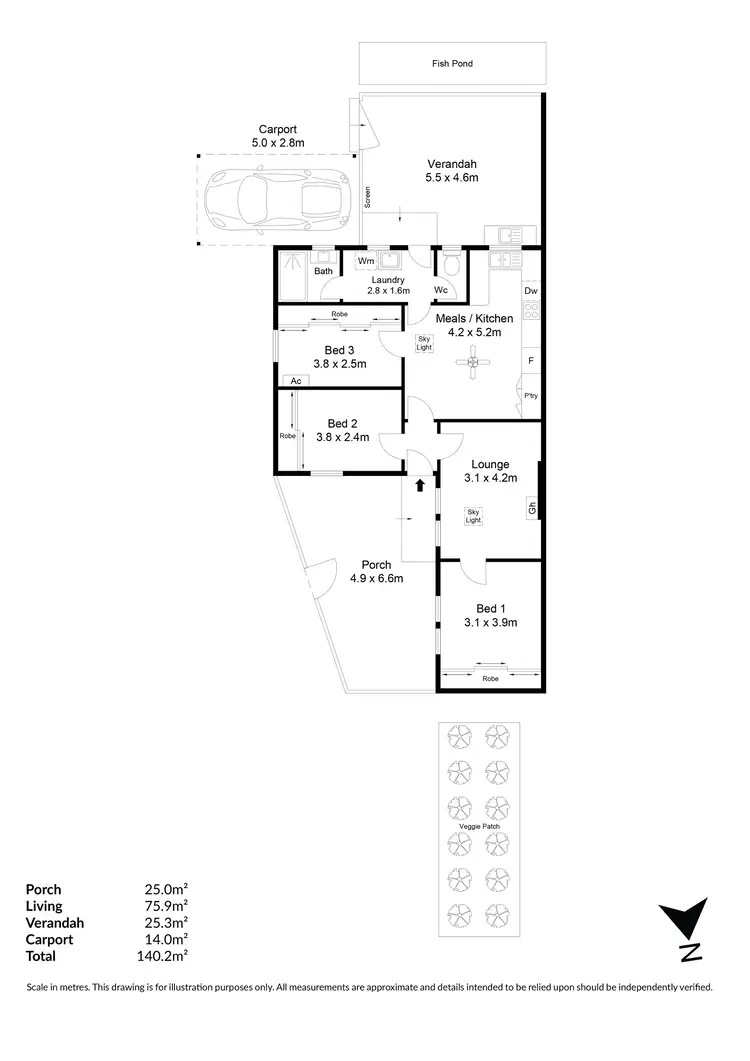 Floorplan of Homely house listing, 342 Grand Junction Road, Enfield SA 5085