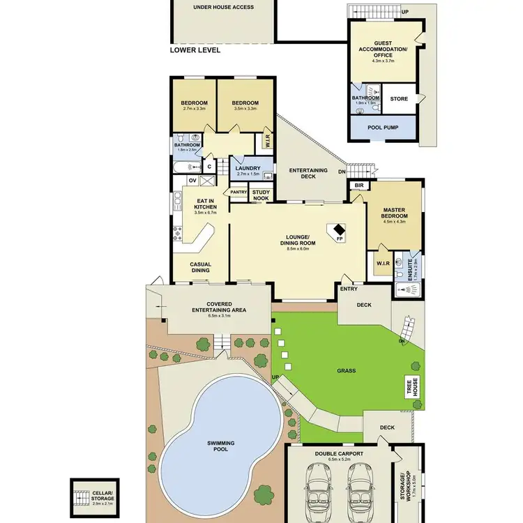 Floorplan of Homely house listing, 55 Parni Place, Frenchs Forest NSW 2086