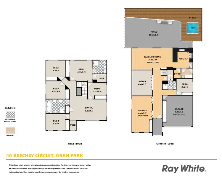 Floorplan of Homely house listing, 46 Beechey Circuit, Oran Park NSW 2570