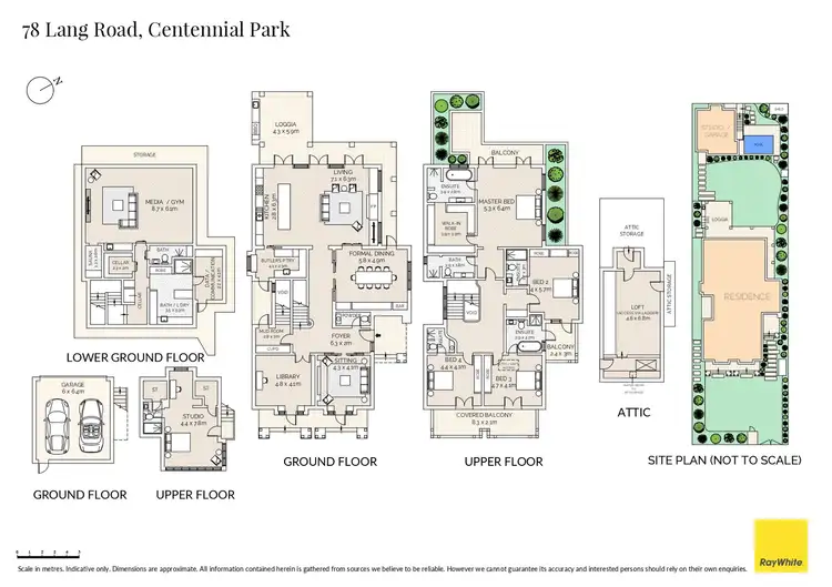 Floorplan of Homely house listing, 78 Lang Road, Centennial Park NSW 2021
