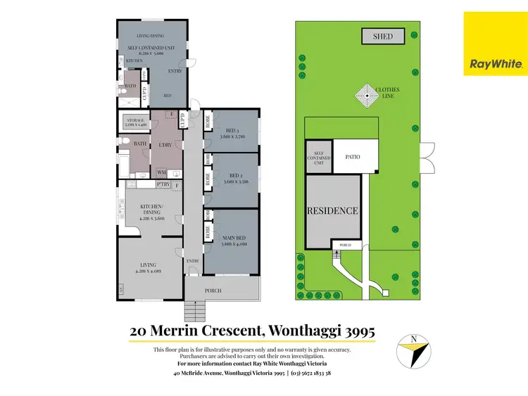 Floorplan of Homely house listing, 20 Merrin Crescent, Wonthaggi VIC 3995