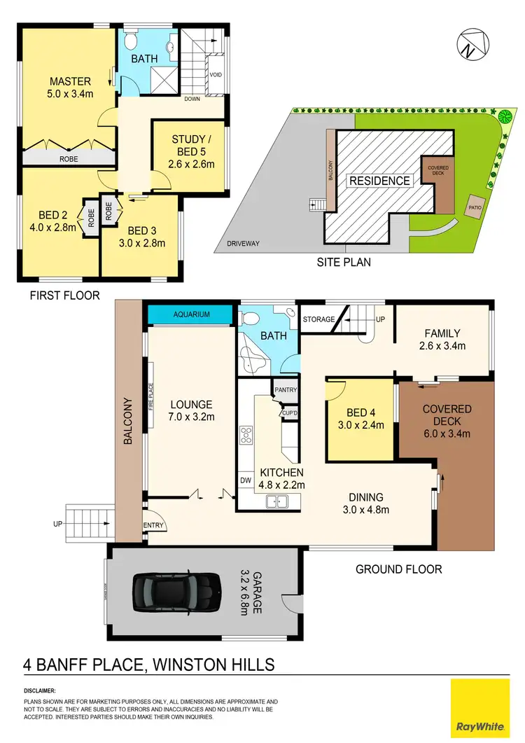 Floorplan of Homely house listing, 4 Banff Place, Winston Hills NSW 2153