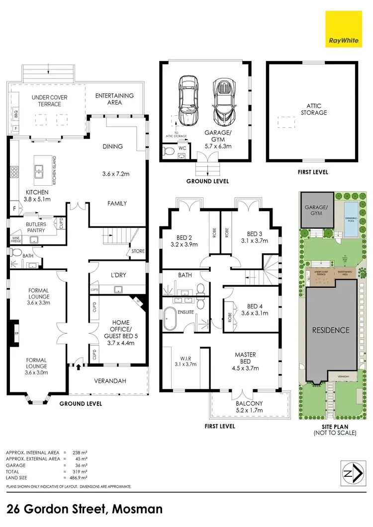 Floorplan of Homely house listing, 26 Gordon Street, Mosman NSW 2088