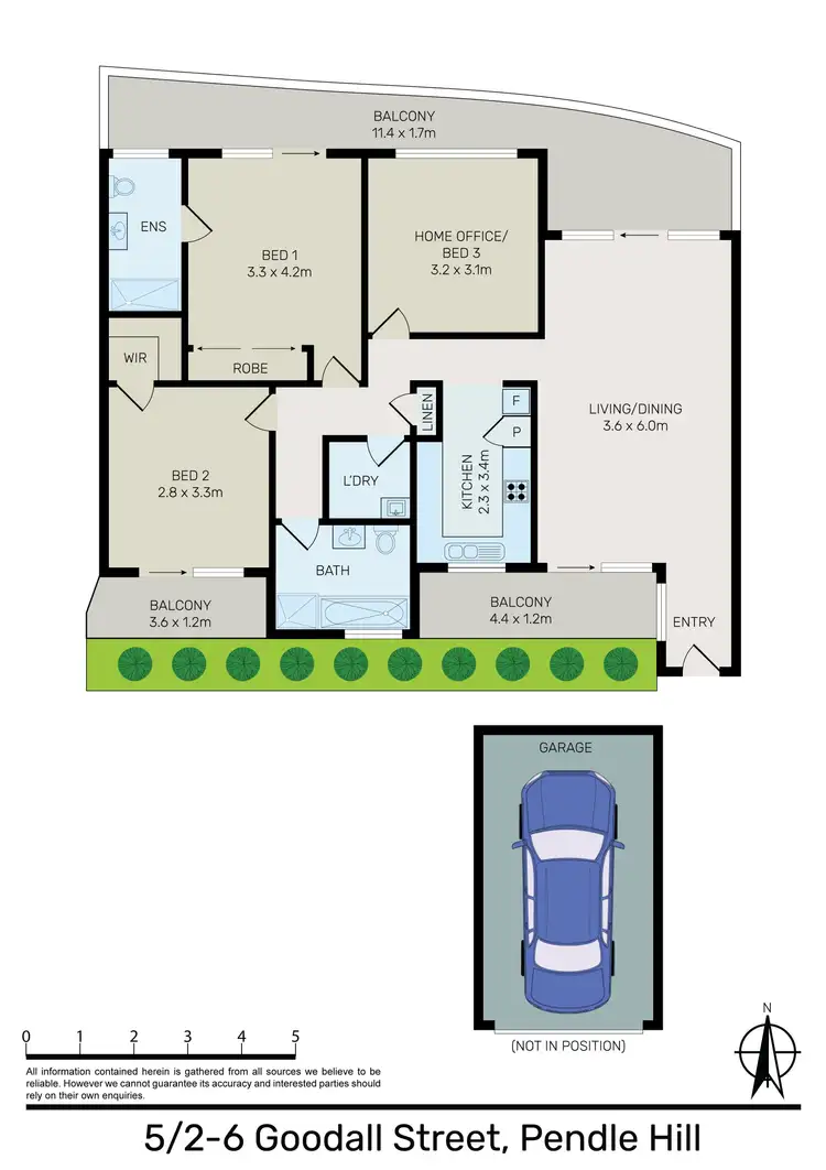 Floorplan of Homely unit listing, 5/2-6 Goodall Street, Pendle Hill NSW 2145