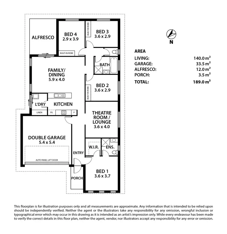 Floorplan of Homely house listing, 7 Pfitzner Close, Murray Bridge SA 5253