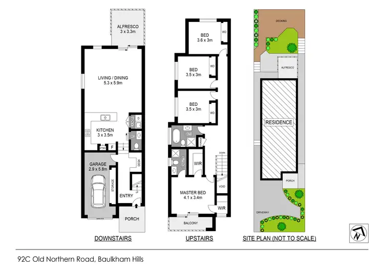 Floorplan of Homely house listing, 92C Old Northern Road, Baulkham Hills NSW 2153