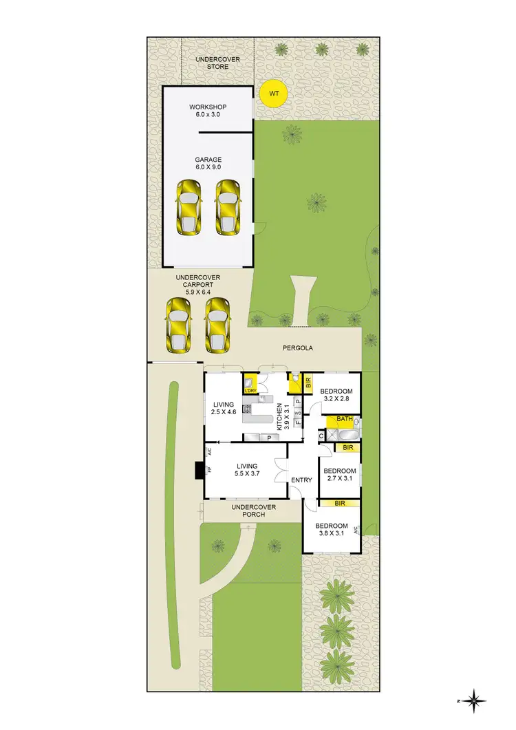 Floorplan of Homely house listing, 57 Brayshay Road, Newcomb VIC 3219