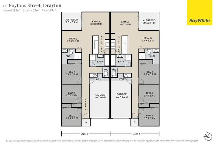 Floorplan of Homely unit listing, 2/10 Kaytons Street, Drayton QLD 4350