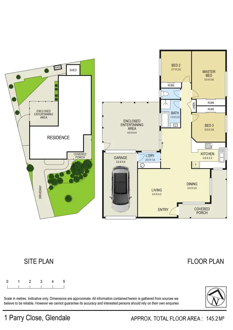 Floorplan of Homely house listing, 1 Parry Close, Glendale NSW 2285