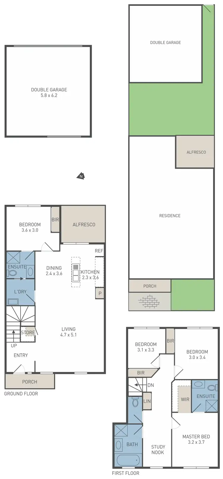 Floorplan of Homely house listing, 13 Cabin Walk, Tarneit VIC 3029