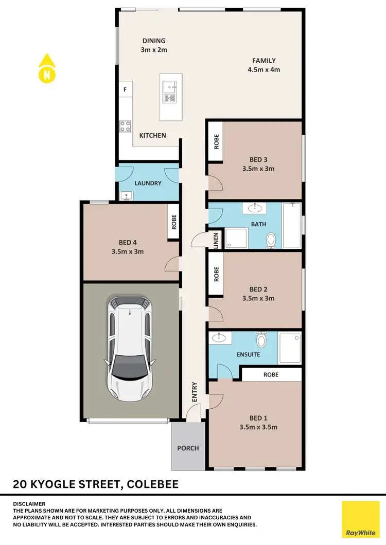 Floorplan of Homely house listing, 20 Kyogle Street, Colebee NSW 2761
