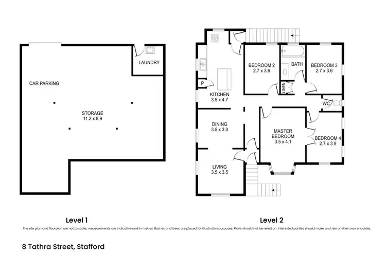 Floorplan of Homely house listing, 8 Tathra Street, Stafford QLD 4053