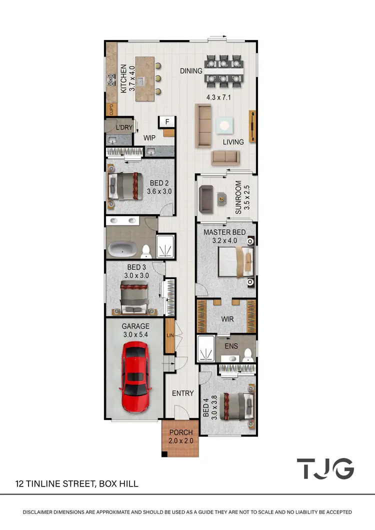 Floorplan of Homely house listing, 12 Tinline Street, Box Hill NSW 2765