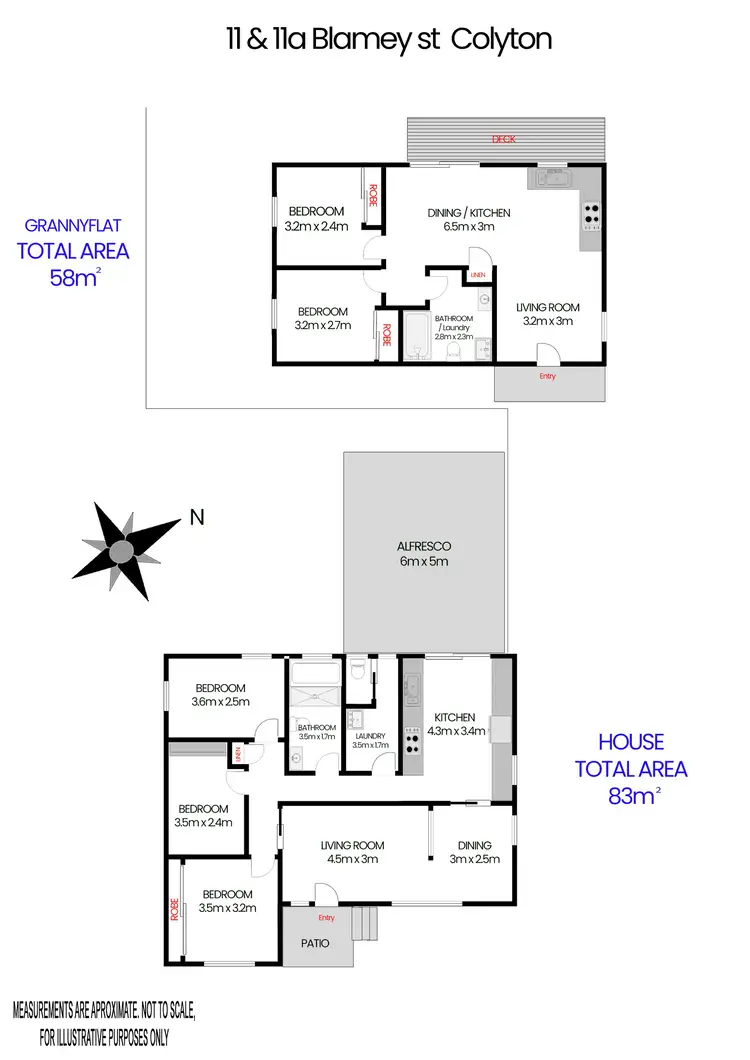Floorplan of Homely house listing, 11 & 11a Blamey Street, Colyton NSW 2760