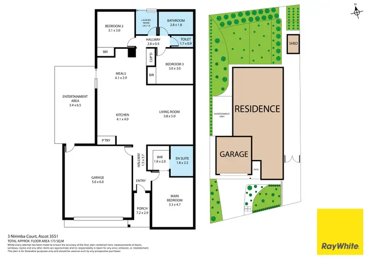 Floorplan of Homely house listing, 3 Nirimba Court, Ascot VIC 3551