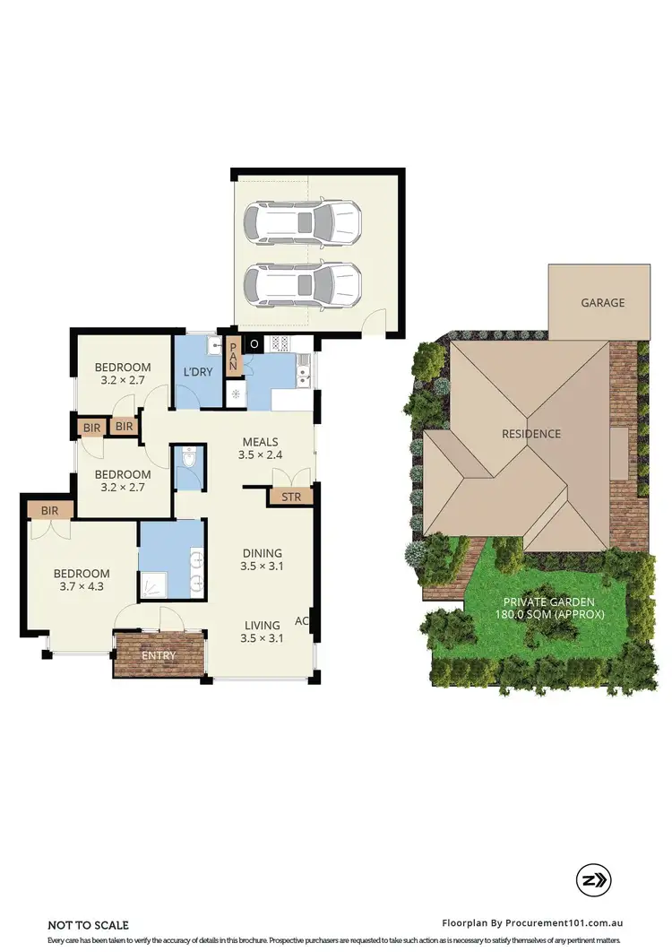 Floorplan of Homely unit listing, 1/6-8 Myrniong Street, Glen Iris VIC 3146