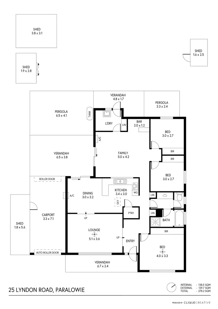 Floorplan of Homely house listing, 25 Lyndon Road, Paralowie SA 5108