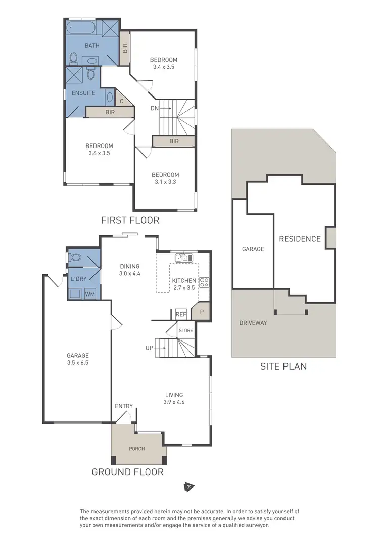 Floorplan of Homely townhouse listing, 2/53-55 Kyle Road, Altona North VIC 3025