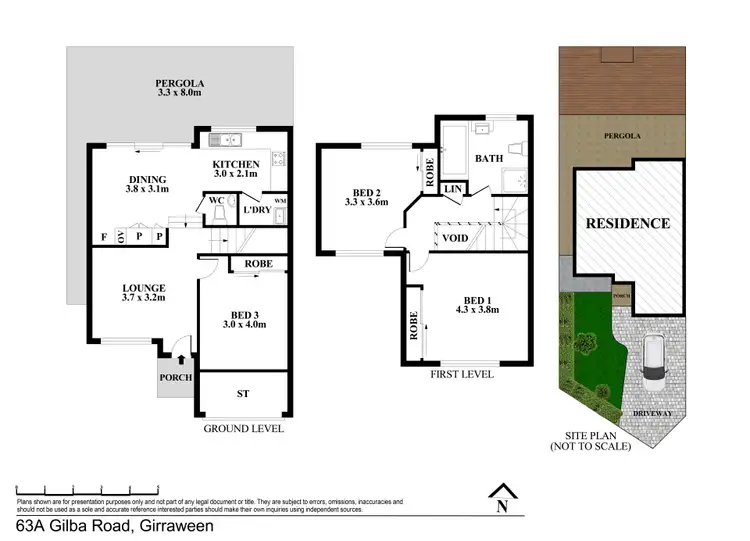 Floorplan of Homely house listing, 63a Gilba Road, Girraween NSW 2145