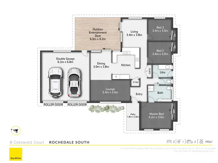 Floorplan of Homely house listing, 8 Cotswold Court, Rochedale South QLD 4123