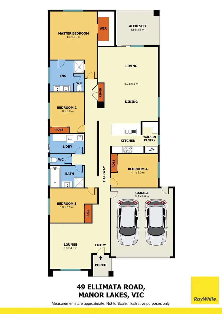 Floorplan of Homely house listing, 49 Ellimatta Road, Mambourin VIC 3024